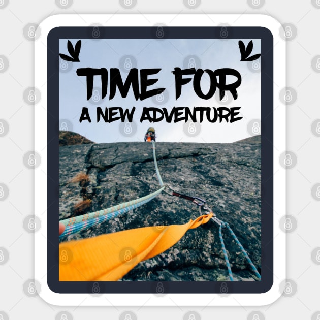 Time Of A New Adventure Sticker by Ringing Bellz